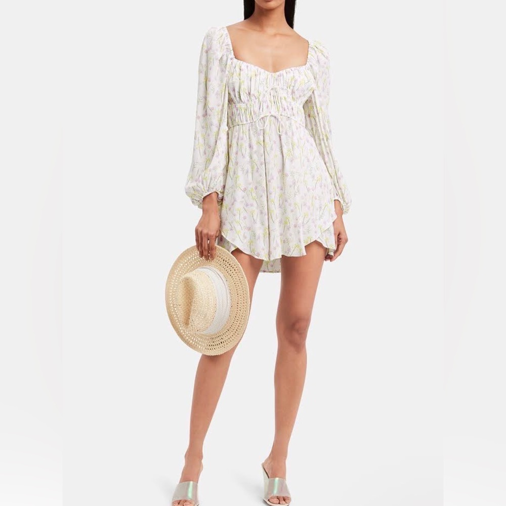 For Love & Lemons Strudel Floral Mini Dress - like new